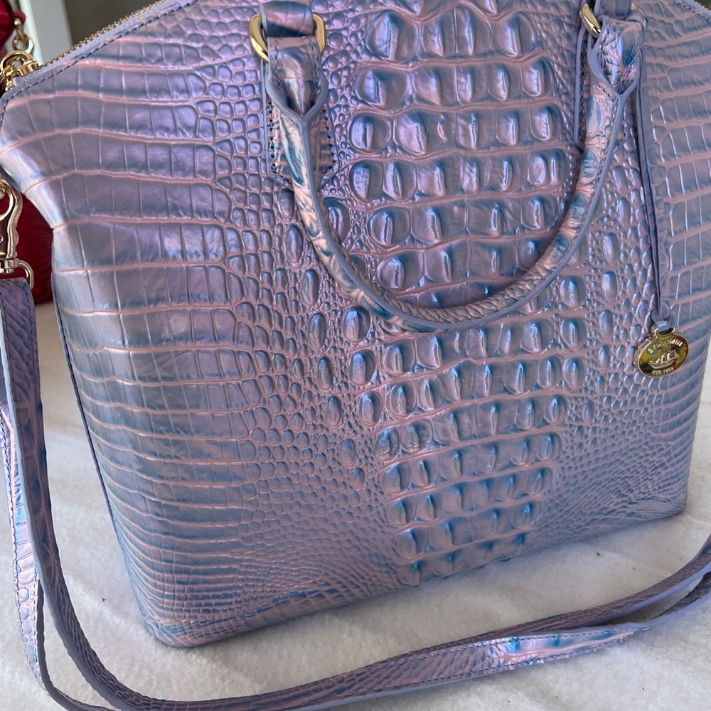 Brahmin large lavender Duxbury purse